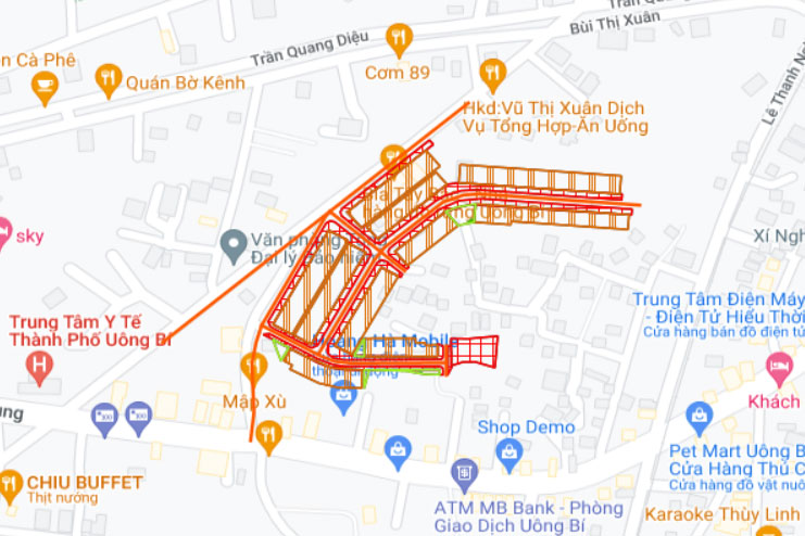 Quy hoạch cấp đất dân cư khu 7, phường Quang Trung, TP Uông Bí